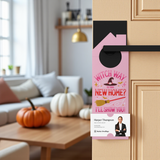 Witch Way To Your New Home? I'll Show You! Door Hangers Holiday Door Hanger Market Dwellings