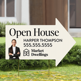 Directional Arrow Yard Sign Directional Sign Market Dwellings