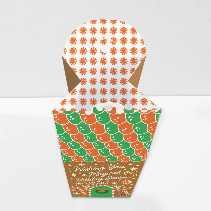 Gingerbread House Wishing You A Magical Holiday Season Pop By Box | Real Estate | 23-BX1 Holiday Pop By Box Market Dwellings