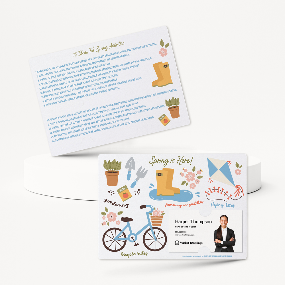 Set of Spring Activities | Spring Mailers | Envelopes Included | M156-M003 Mailer Market Dwellings   