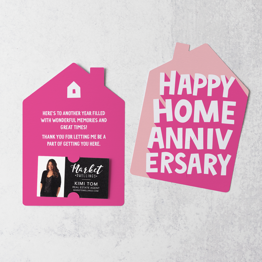 Set of Happy Home Anniversary | Mailers | Envelopes Included | M238-M001-AB Mailer Market Dwellings PINK SHERBET  