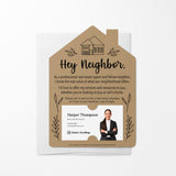 Hey Neighbor | Real Estate Mailers with Envelopes Mailer Market Dwellings KRAFT 10