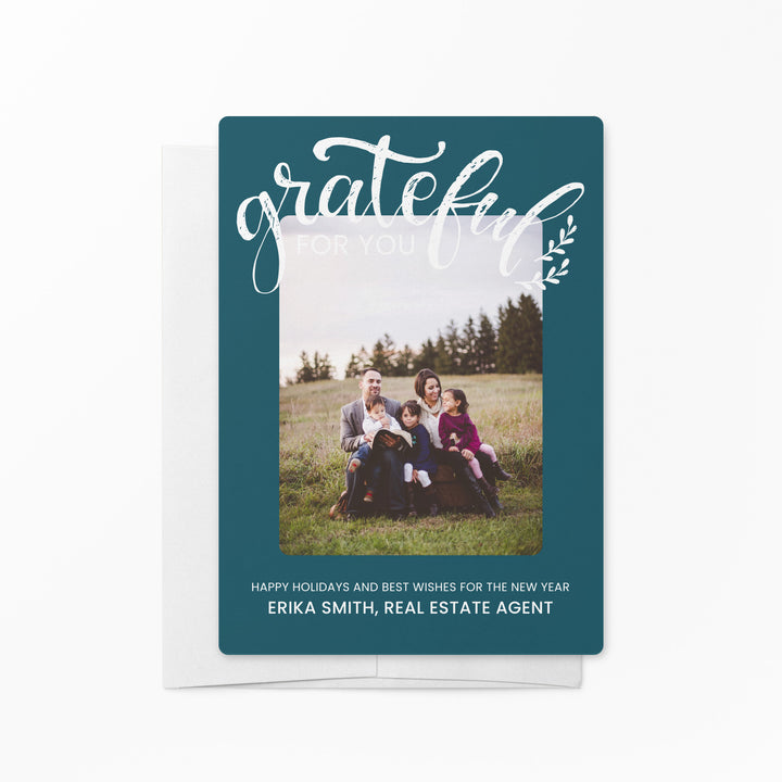 Customizable | Set of Grateful Photo Mailers | Envelopes Included | M10-M006-AB Mailer Market Dwellings TREE