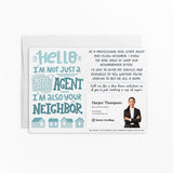 Hello I'm Not Just a Real Estate Agent I'm Your Neighbor | Mailers with Envelopes Mailer Market Dwellings