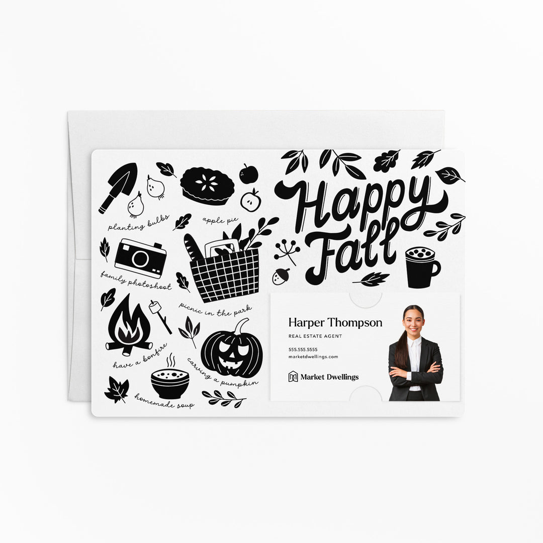 Ideas For Fall Activities Mailers | Envelopes Included | M101-M003