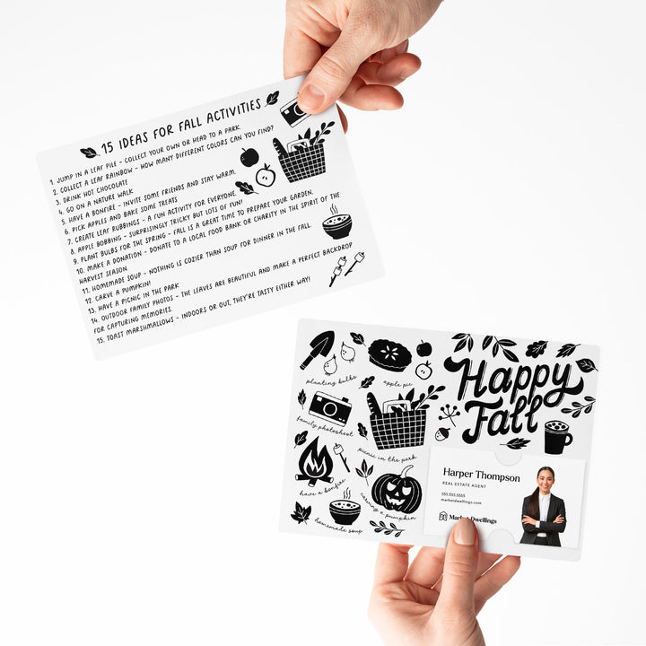 Ideas For Fall Activities Mailers | Envelopes Included | M101-M003