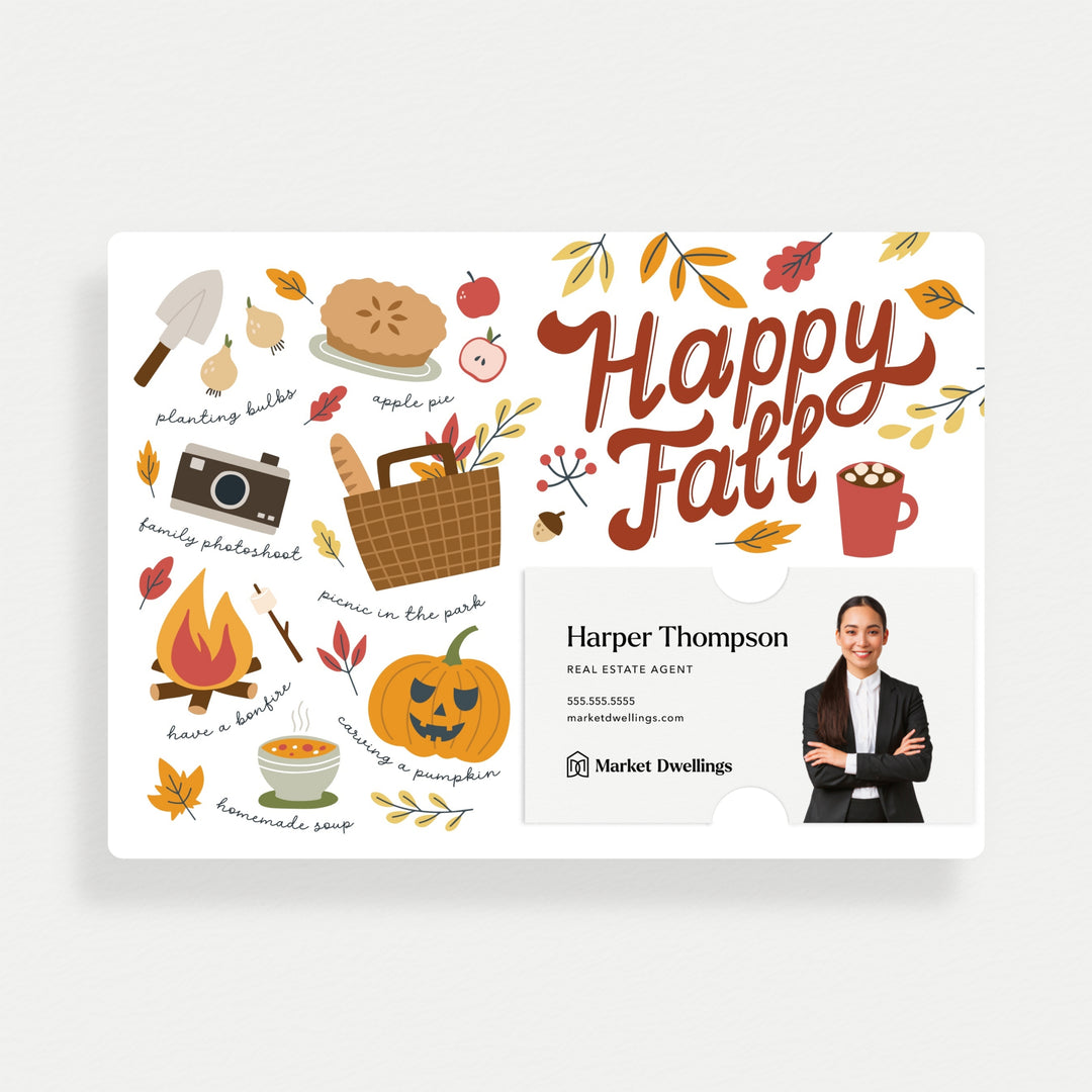 Ideas For Fall Activities Mailers | Envelopes Included | M102-M003 Mailer Market Dwellings   