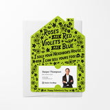 Roses Are Red. Violets Are Blue. I Sold Your neighbor's House, And I Can Sell Yours Too! | Valentine's Day | Real Estate Mailers with Envelopes Mailer Market Dwellings