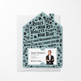 Roses Are Red. Violets Are Blue. I Sold Your neighbor's House, And I Can Sell Yours Too! | Valentine's Day | Real Estate Mailers with Envelopes Mailer Market Dwellings