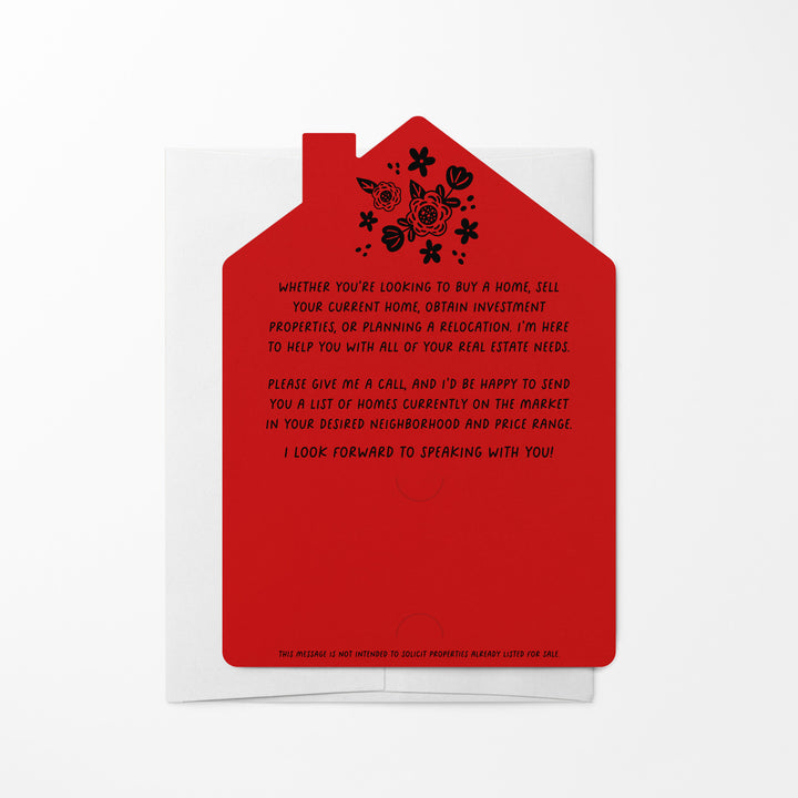 Set of Roses Are Red. Violets Are Blue. I Sold Your neighbor's House, And I Can Sell Yours Too! | Valentine's Day Mailers | Envelopes Included | M102-M001