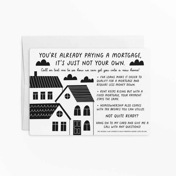 Set of Dear Renting, Let's Break Up. | Mailers | Envelopes Included | M104-M003