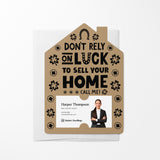 Don't Rely On Luck To Sell Your Home Call Me! | St. Patrick's Day | Real Estate Mailers with Envelopes Mailer Market Dwellings KRAFT 10