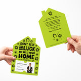 Don't Rely On Luck To Sell Your Home Call Me! | St. Patrick's Day | Real Estate Mailers with Envelopes Mailer Market Dwellings