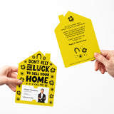 Don't Rely On Luck To Sell Your Home Call Me! | St. Patrick's Day | Real Estate Mailers with Envelopes Mailer Market Dwellings