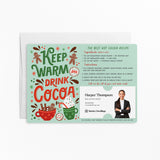 Keep Warm and Drink Cocoa | Winter Christmas | Mailers with Envelopes Mailer Market Dwellings