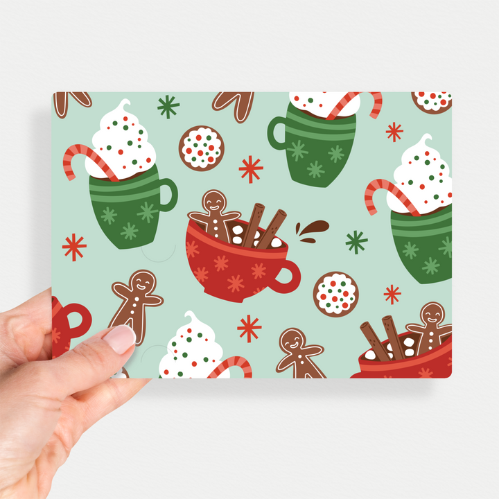 Set of Keep Warm and Drink Cocoa | Winter Christmas Mailers | Envelopes Included | M106-M003 Mailer Market Dwellings   