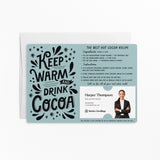 Keep Warm and Drink Cocoa | Winter Christmas | Mailers with Envelopes Mailer Market Dwellings