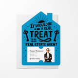 It Would Be A Real Treat To Be Your Real Estate Agent | Real Estate Mailers with Envelopes Mailer Market Dwellings