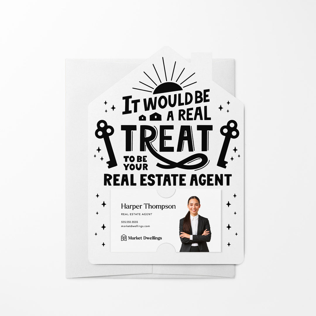 Set of It Would Be A Real Treat To Be Your Real Estate Agent | Mailers | Envelopes Included | M113-M001