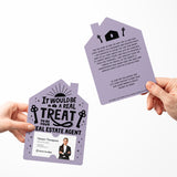 It Would Be A Real Treat To Be Your Real Estate Agent | Real Estate Mailers with Envelopes Mailer Market Dwellings