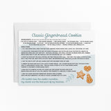 Classic Gingerbread Cookies Recipe Cards | Real Estate Mailers with Envelopes Mailer Market Dwellings