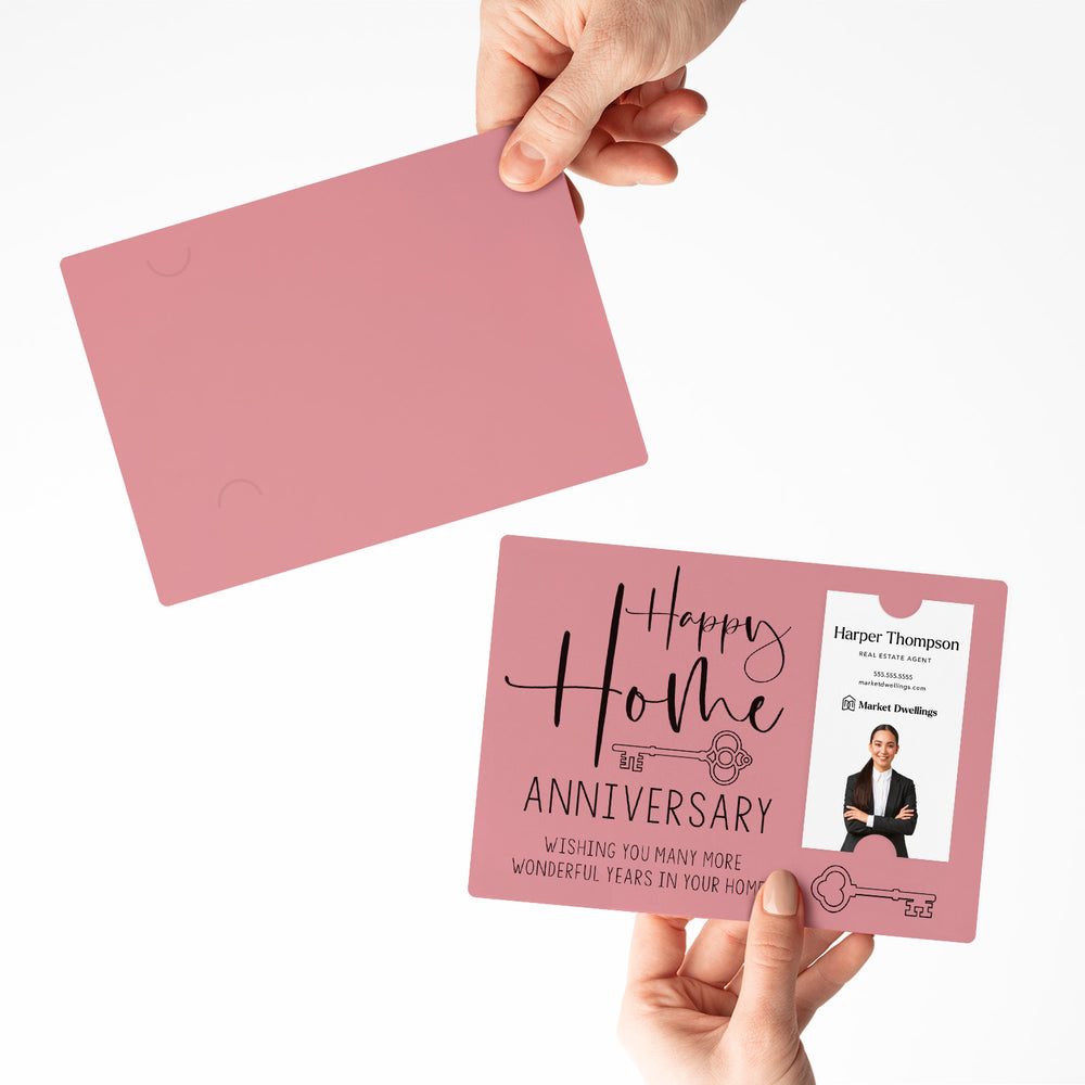 Vertical | Set of "Happy Home Anniversary" Mailer | Envelopes Included | M12-M005 Mailer Market Dwellings