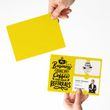 Coffee and Your Referrals Keep My Business Running | Mailers with Envelopes Mailer Market Dwellings