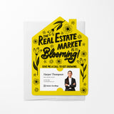 The Real Estate Market Is Blooming! | Spring | Real Estate Mailers with Envelopes Mailer Market Dwellings LEMON 10