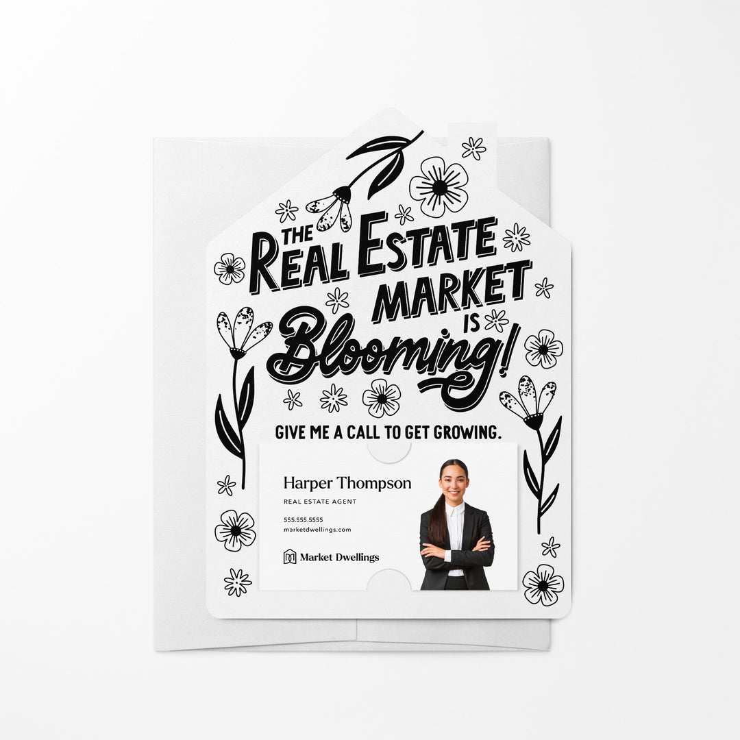 Set of The Real Estate Market Is Blooming! | Spring Mailers | Envelopes Included | M121-M001