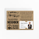 I'm Not Just A , I'm Also Your Neighbor | Real Estate Mailers with Envelopes Mailer Market Dwellings KRAFT 10