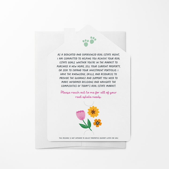 Set of When You're Ready To Discuss Your Real Estate Needs, I'm All Ears! | Spring Easter Mailers | Envelopes Included | M127-M001 Mailer Market Dwellings