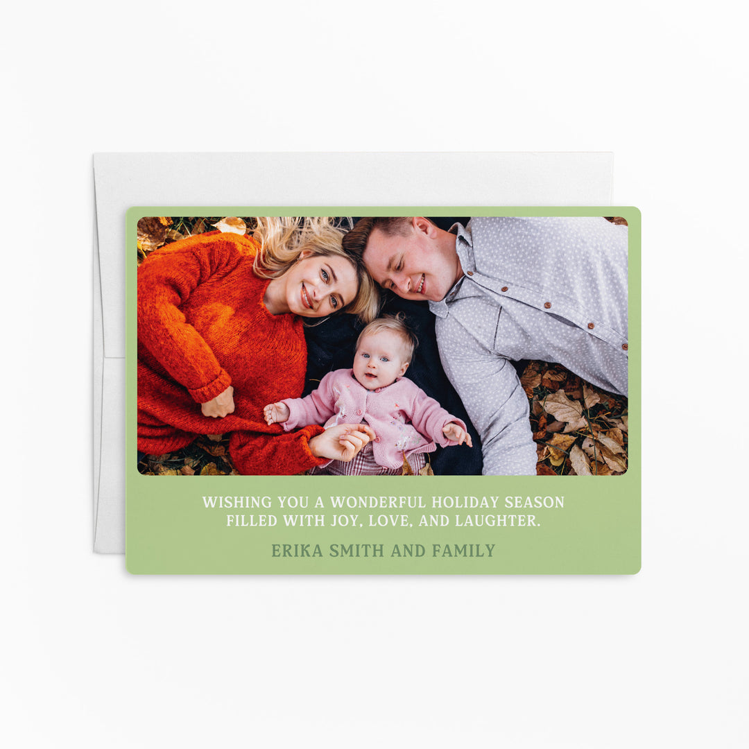 Customizable | Set of Warm Winter Wishes Photo Mailers | Envelopes Included | M13-M006 Mailer Market Dwellings