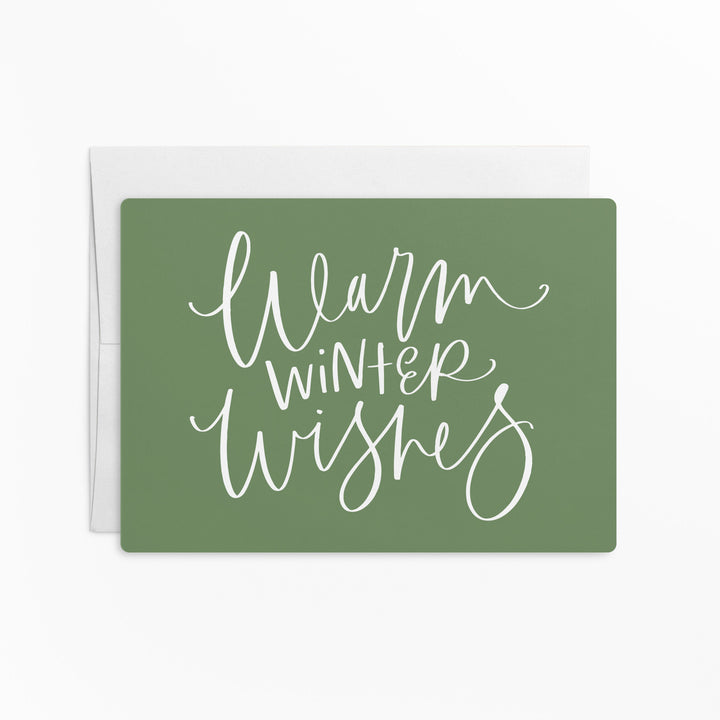 Customizable | Set of Warm Winter Wishes Photo Mailers | Envelopes Included | M13-M006 Mailer Market Dwellings