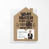 You're Invited! Please Join Me For An Open House Near You! | Real Estate & Mortgage Mailers with Envelopes Mailer Market Dwellings KRAFT 10