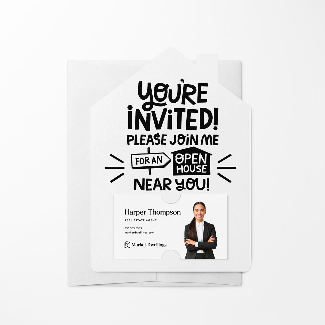 Set of You're Invited! Please Join Me For An Open House Near You! | Mailers | Envelopes Included | M139-M001