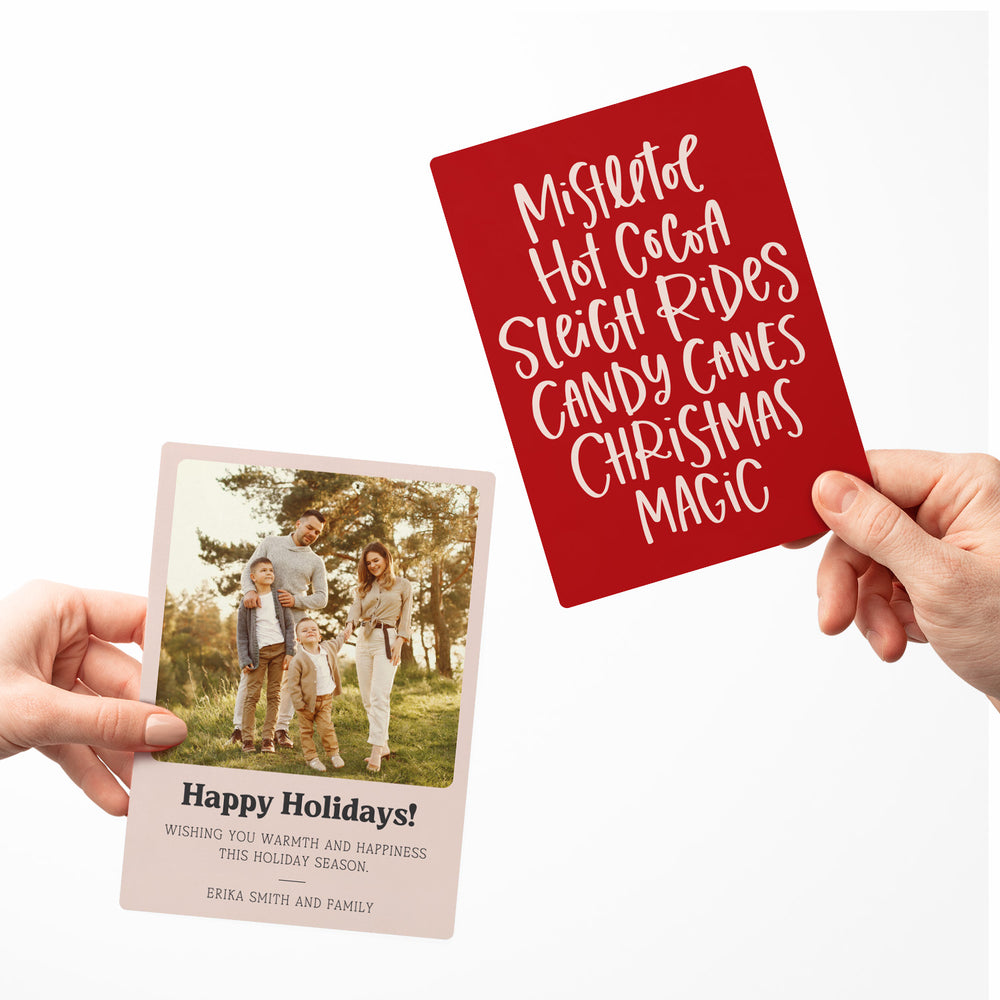 Customizable | Set of Christmas Magic Photo Mailers | Envelopes Included | M14-M006 Mailer Market Dwellings