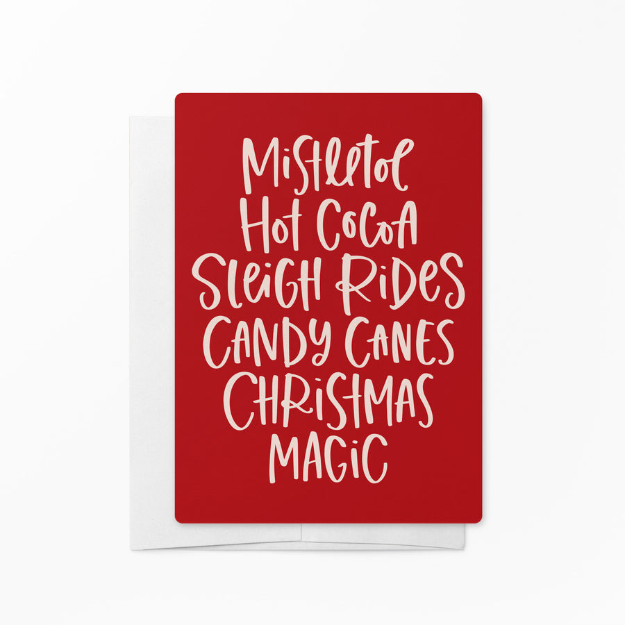 Customizable | Set of Christmas Magic Photo Mailers | Envelopes Included | M14-M006 Mailer Market Dwellings