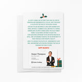 Festive Christmas Door | Real Estate Notecards with Envelopes Mailer Market Dwellings