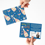 Festive Cheer and Happy New Year | New Year Christmas | Real Estate Mailers with Envelopes Mailer Market Dwellings