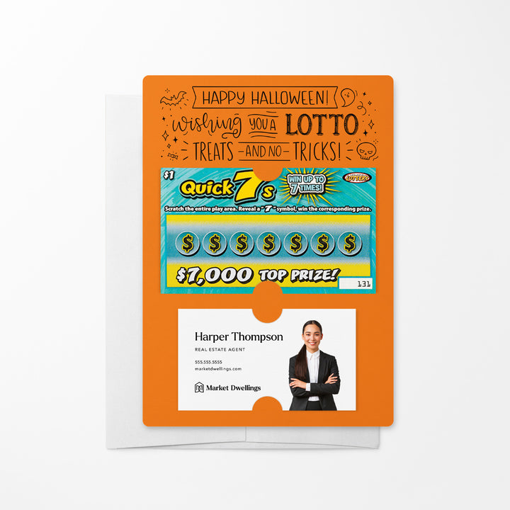 Set of Happy Halloween Lotto Mailers | Envelopes Included Mailer Market Dwellings CARROT