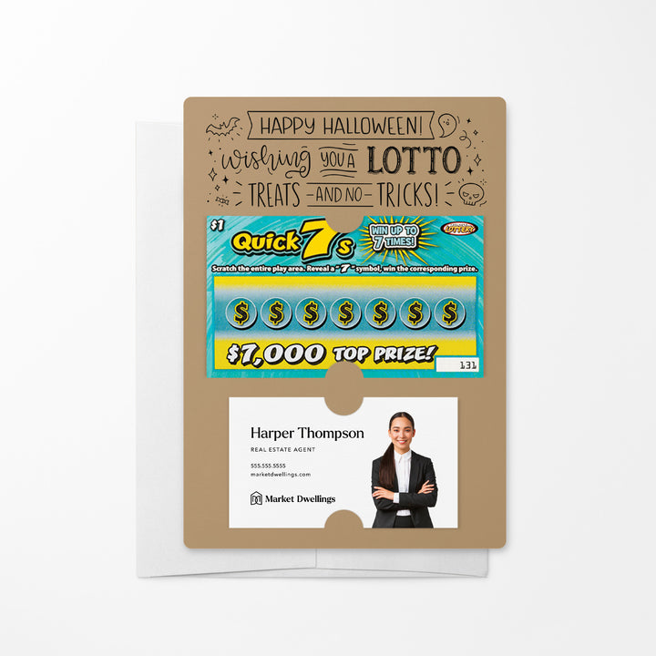 Set of Happy Halloween Lotto Mailers | Envelopes Included Mailer Market Dwellings KRAFT