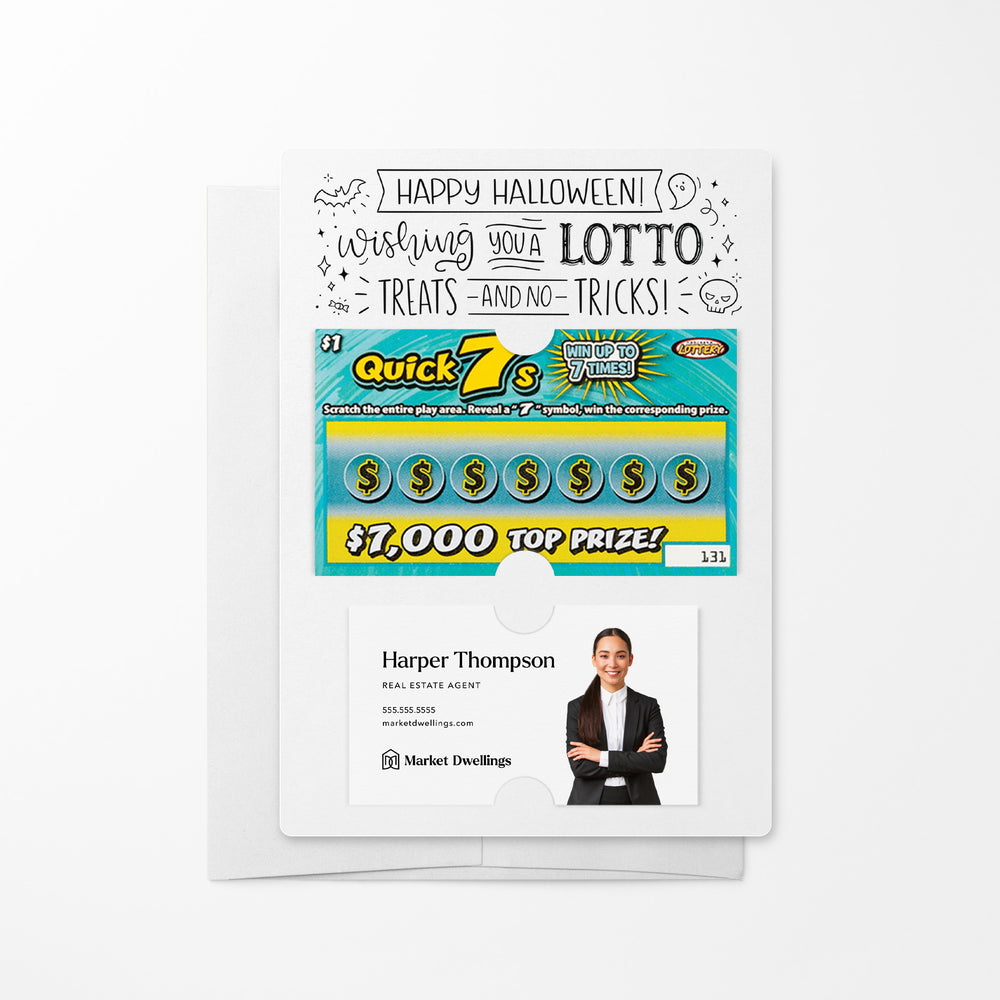 Happy Halloween | Lotto Mailers with Envelopes Mailer Market Dwellings WHITE 10