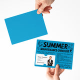 Hello Summer Maintenance Checklist | Real Estate Mailers with Envelopes Mailer Market Dwellings