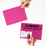 Hello Summer Maintenance Checklist | Real Estate Mailers with Envelopes Mailer Market Dwellings