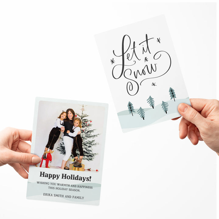 Customizable | Set of Let It Snow Photo Mailers | Envelopes Included | M15-M006 Mailer Market Dwellings