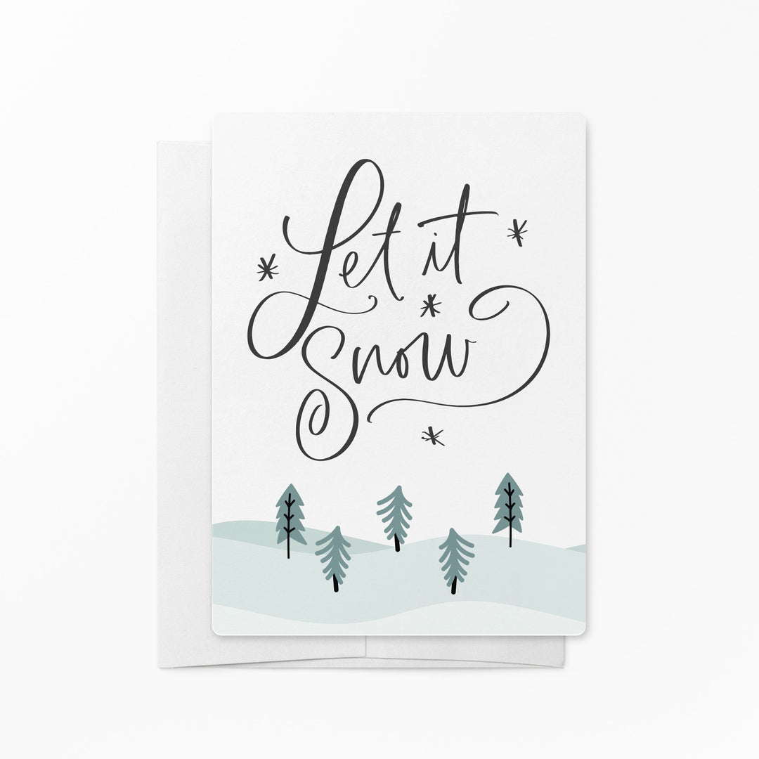 Customizable | Set of Let It Snow Photo Mailers | Envelopes Included | M15-M006 Mailer Market Dwellings