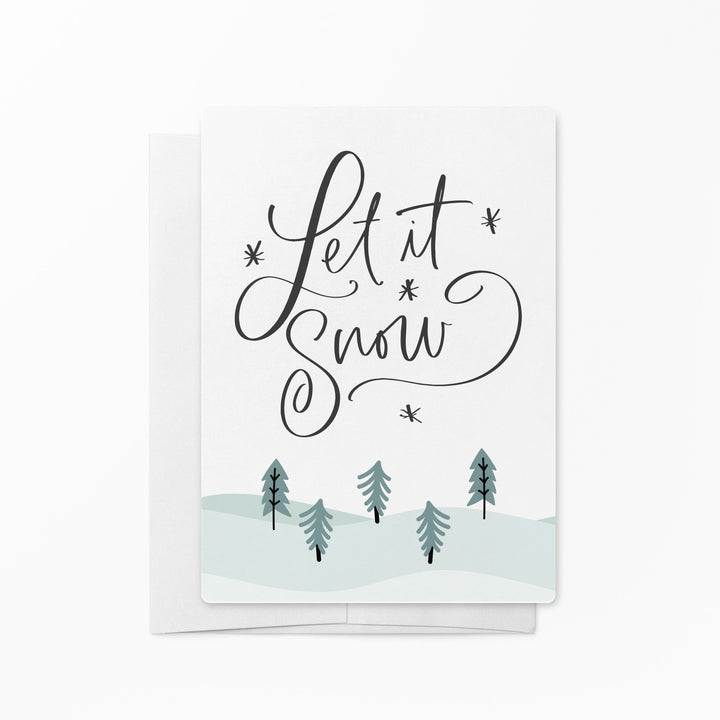 Customizable | Set of Let It Snow Photo Mailers | Envelopes Included | M15-M006 Mailer Market Dwellings