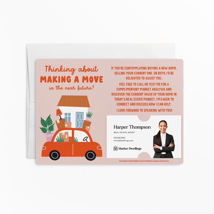 Set of Thinking About Making A Move in the Near Future? | Mailers | Envelopes Included | M150-M003 Mailer Market Dwellings