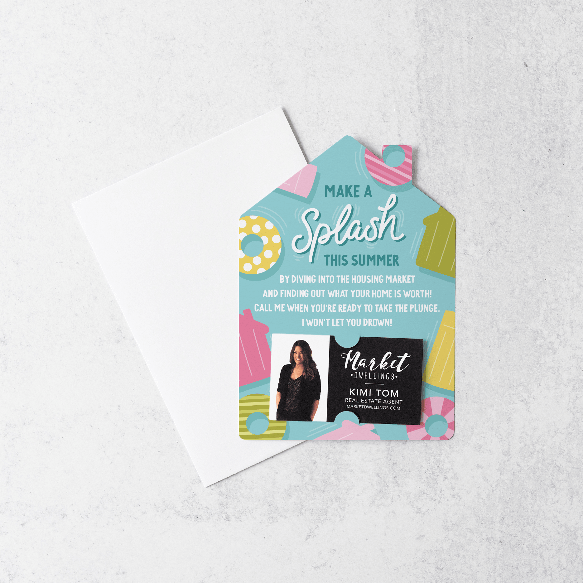 Set of Make a splash this summer | Summer Mailers | Envelopes Included ...