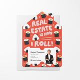 Real Estate Is How I Roll! | Real Estate Mailers with Envelopes Mailer Market Dwellings TOMATO RED 10